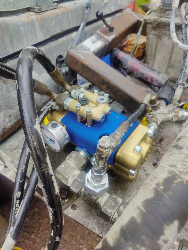 Poravaunun pölynsidonta pesurin vaihto